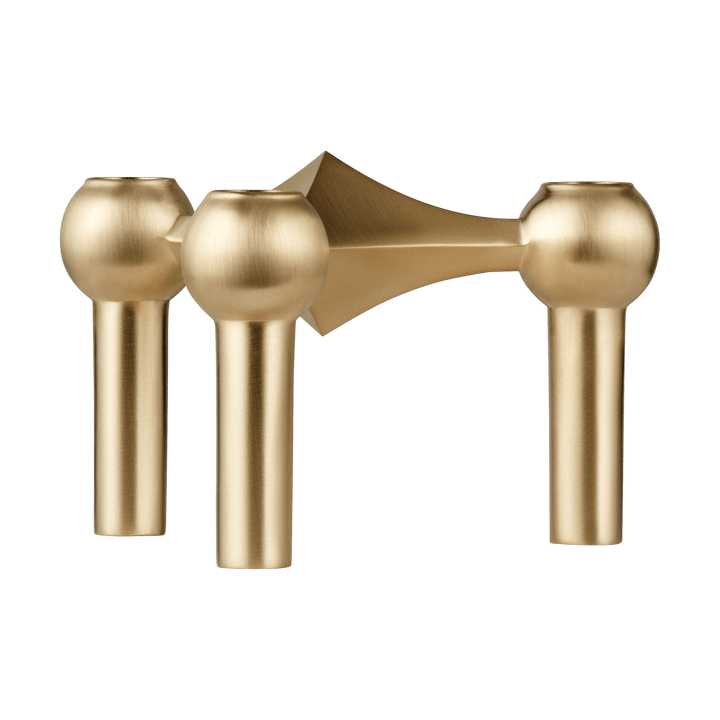 Nagel candle holder - Brushed brass - STOFF