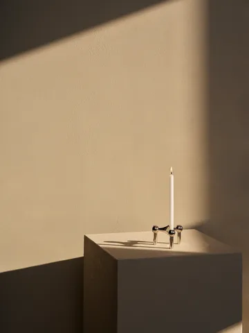 Nagel candle holder - chrome - STOFF