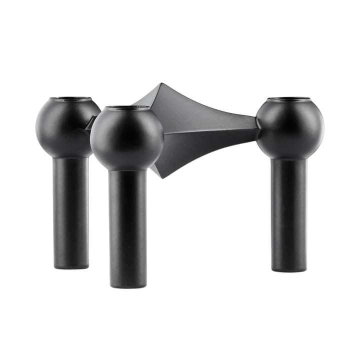 Nagel candle holder - matte black - STOFF