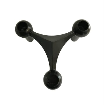 Nagel candle holder - matte black - STOFF