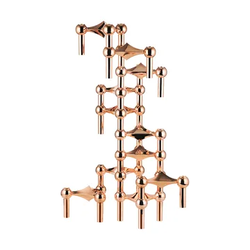 Nagel candle holder - Rosé gold - STOFF