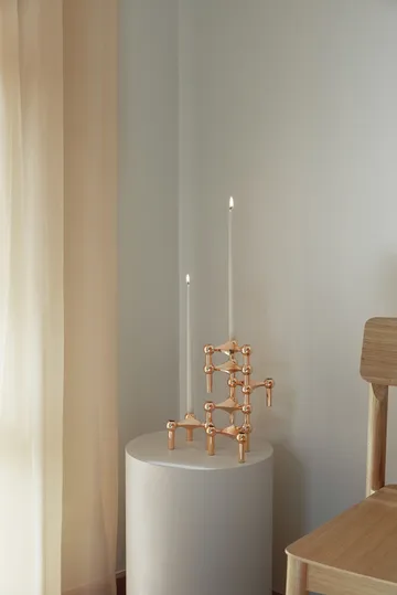 Nagel candle holder - Rosé gold - STOFF