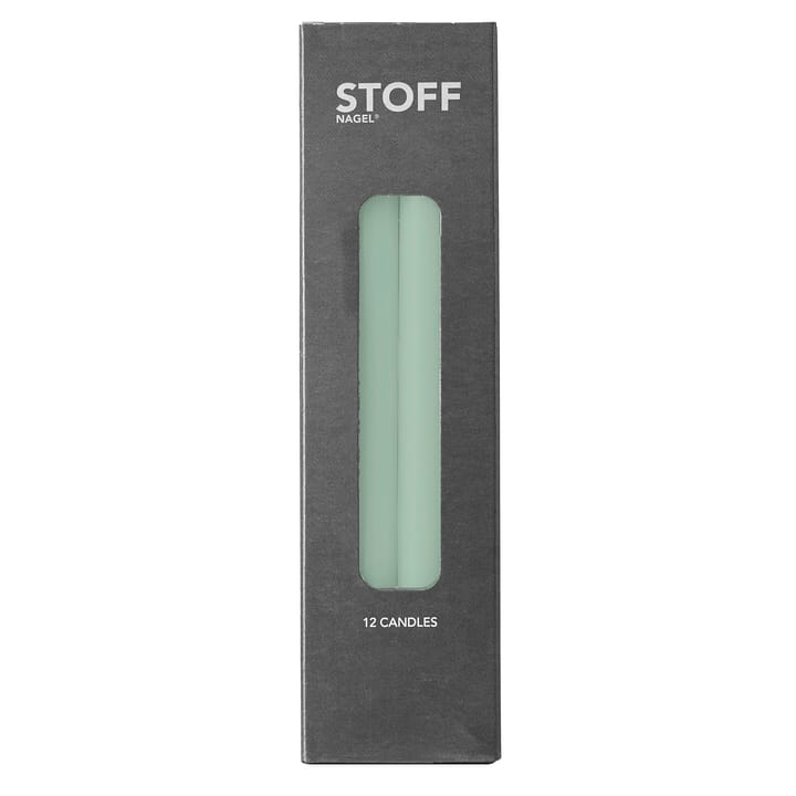 Nagel candles 12-pack, Light green STOFF