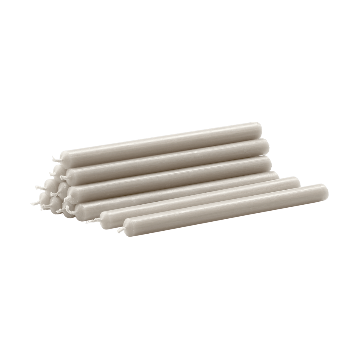 STOFF Nagel candles 12-pack Linen grey