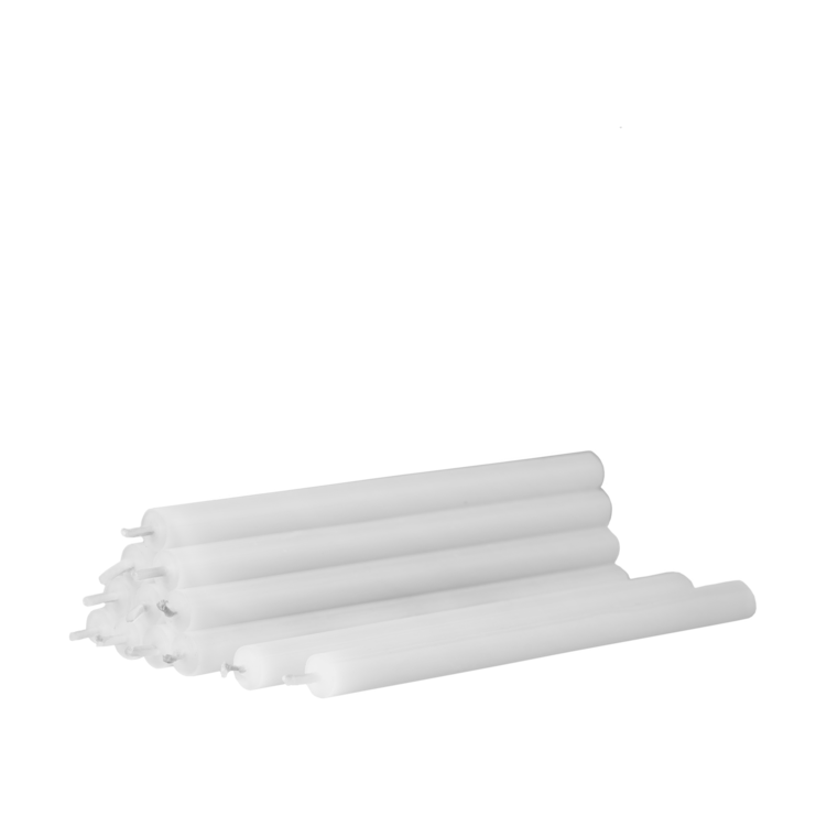 STOFF Nagel candles 12-pack white | Scandinavian Design | Candles | White