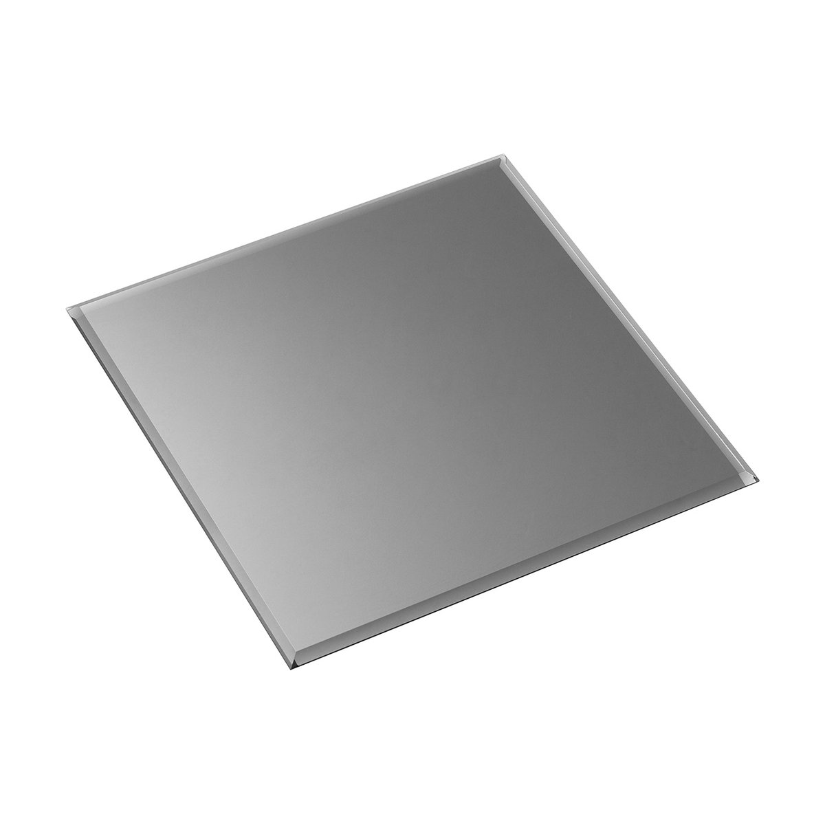 STOFF Nagel glass base square smoked black | Scandinavian Design | Decorative accessories | Grey