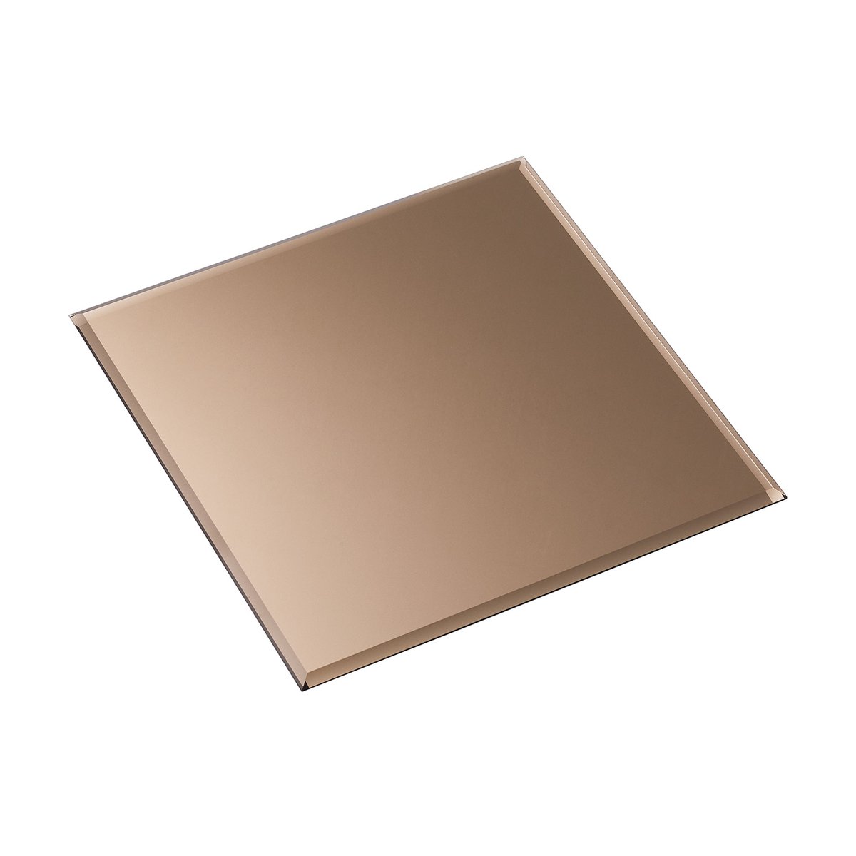 STOFF Nagel glass base square brown | Scandinavian Design | Decorative accessories | Brown