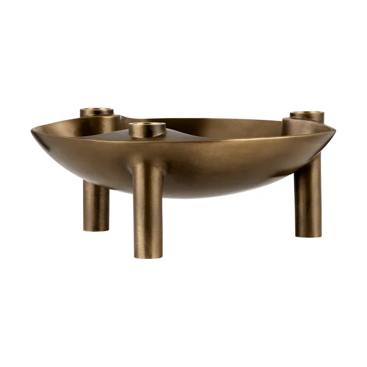 Nagel bowl - Bronzed brass, Ø13,8x5,6 cm - STOFF Nagel