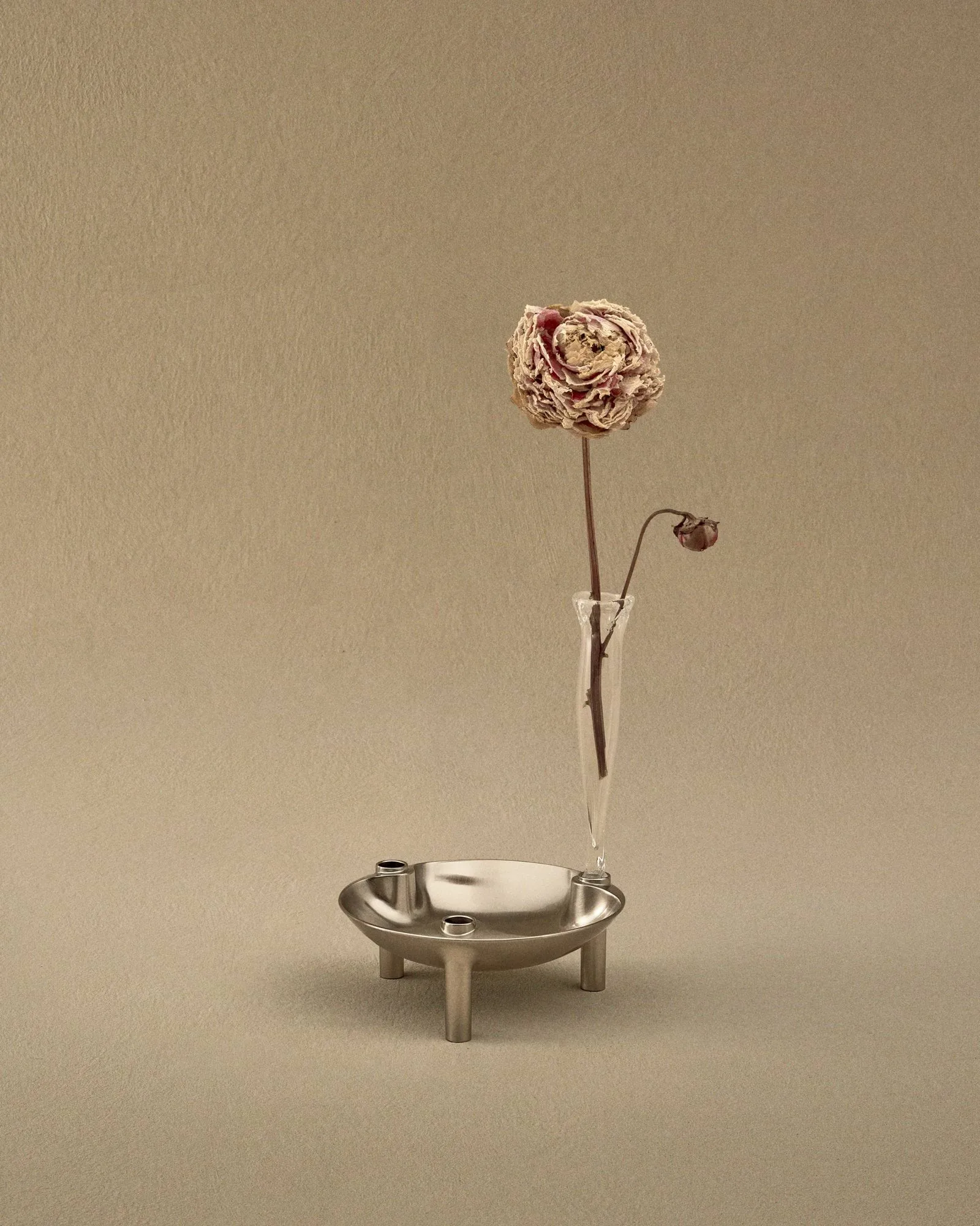 Nagel bowl, Brushed chrome STOFF Nagel