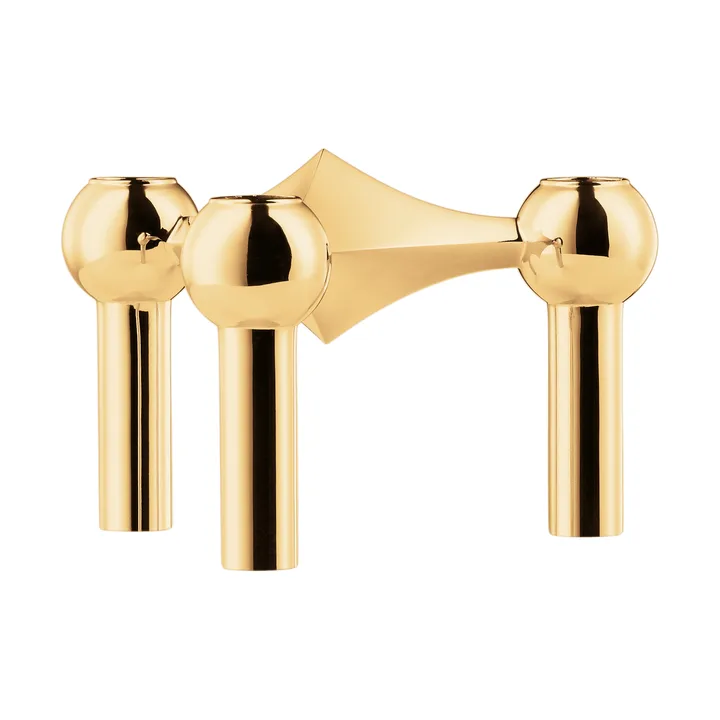 Nagel candle holder - brass - STOFF Nagel