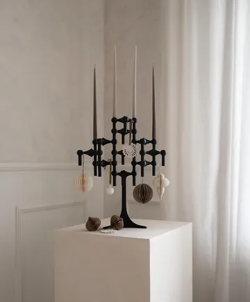 Nagel candle holder - matte black - STOFF Nagel