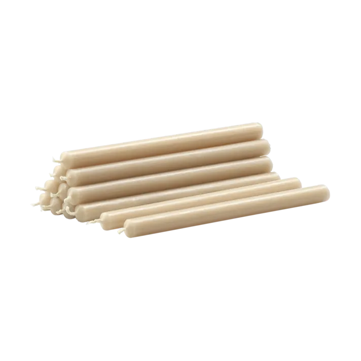 Nagel candles 12-pack - Beige - STOFF Nagel