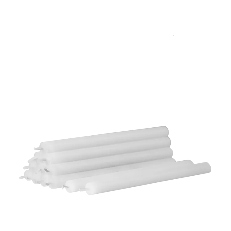 Nagel candles 12-pack, white STOFF Nagel