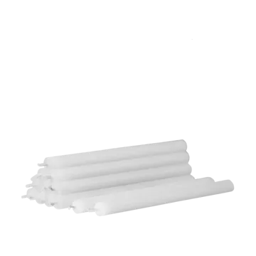 Nagel candles 12-pack - white - STOFF Nagel