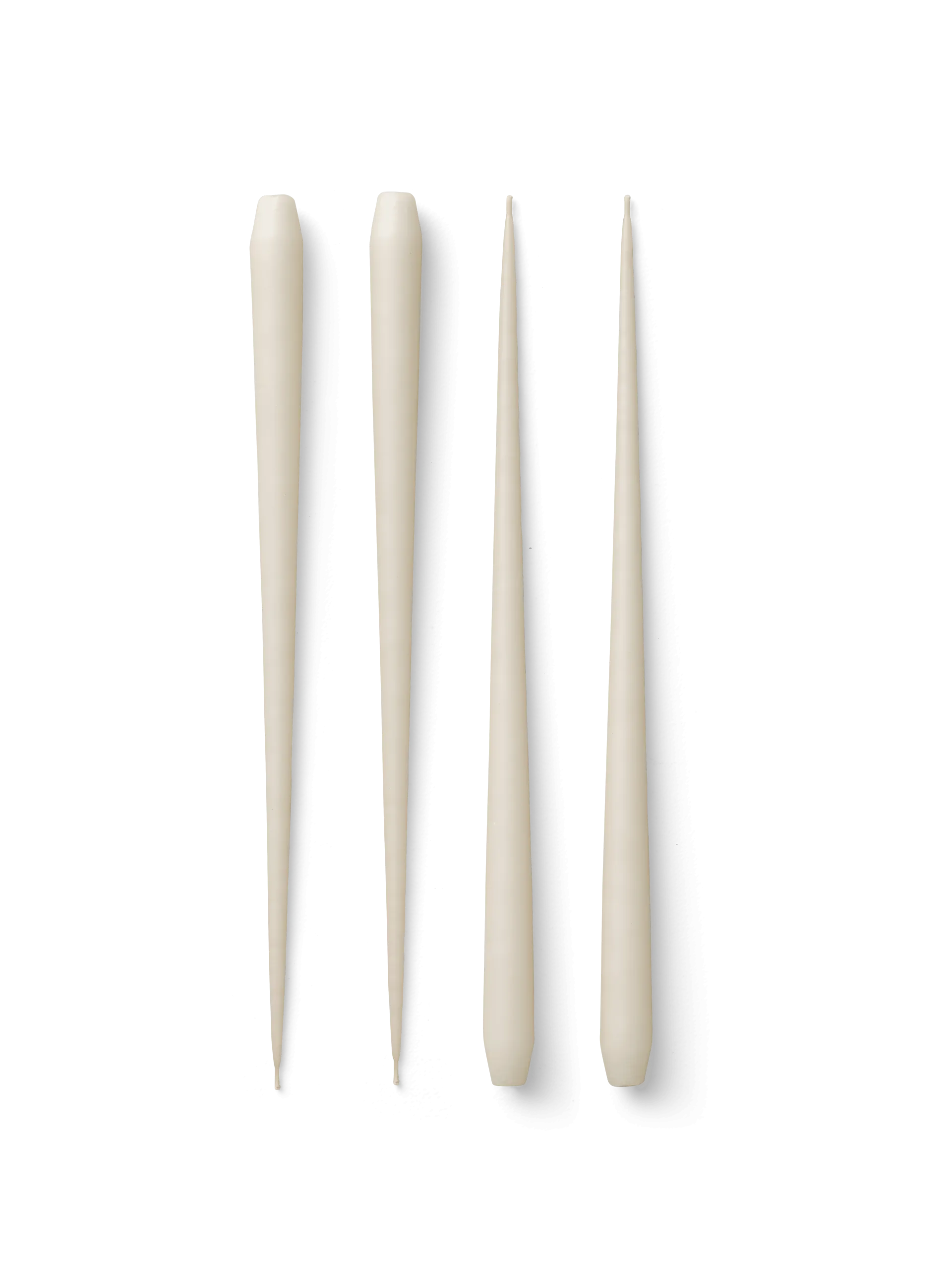 STOFF Nagel antique candles by ester & erik large 4-pack, Off-white STOFF Nagel