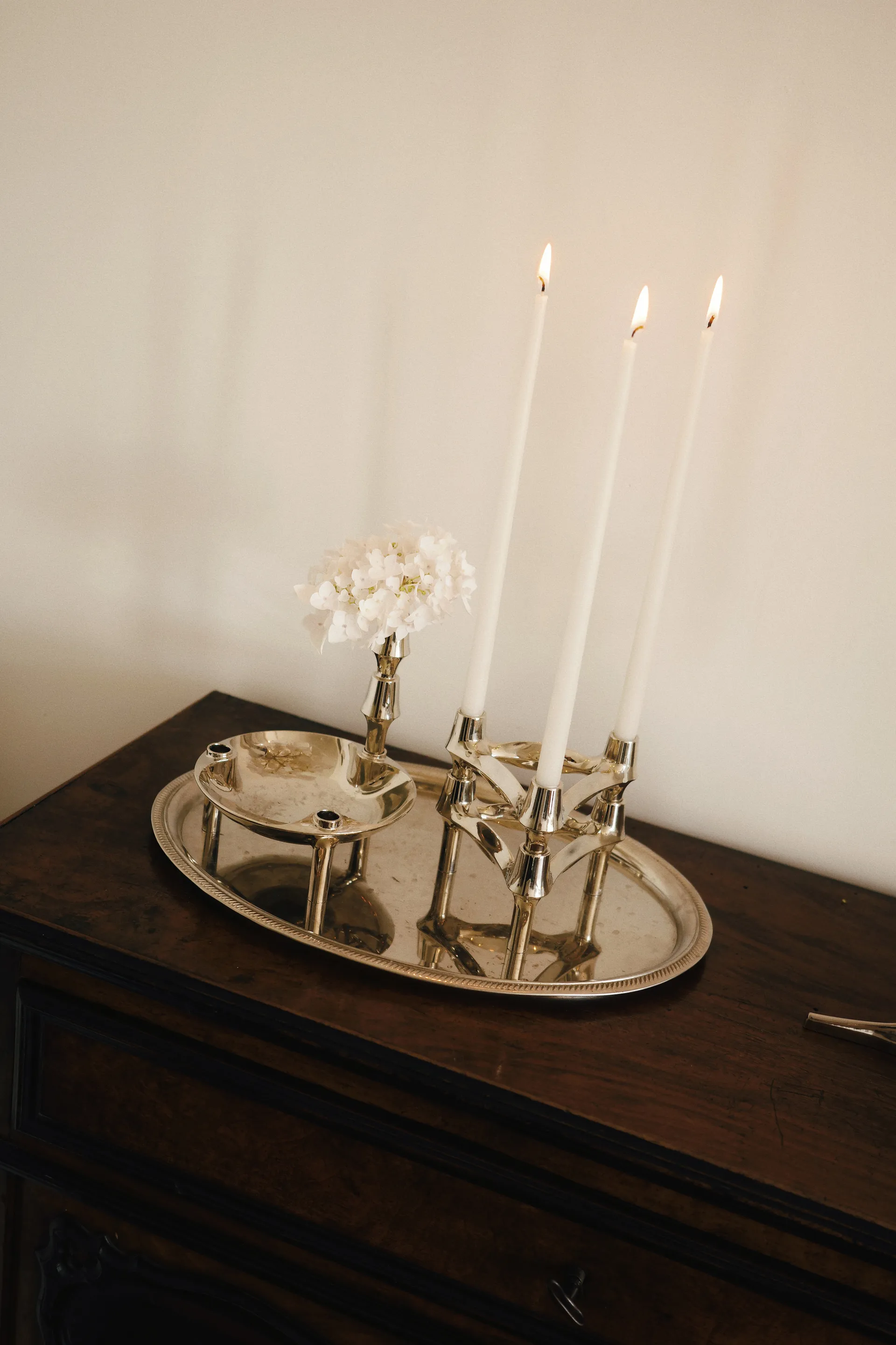 STOFF Nagel BMF candle holder, Chrome STOFF Nagel