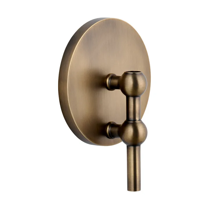 STOFF Nagel candle holder wall-mounted - Bronzed brass - STOFF Nagel