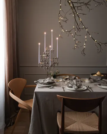 STOFF Nagel candle stand - Chrome - STOFF Nagel