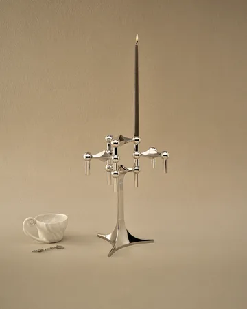 STOFF Nagel candle stand - Chrome - STOFF Nagel