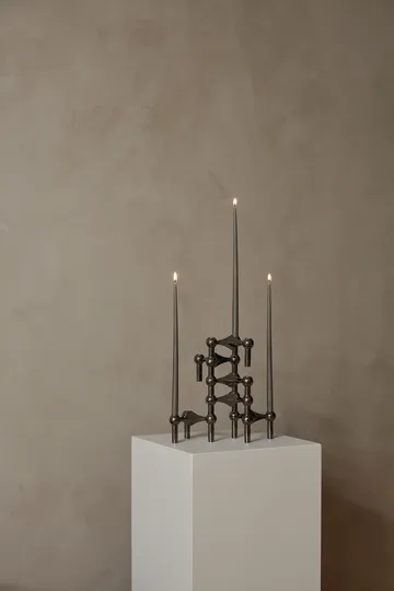 STOFF Nagel candle sticks 3-pack - Black chrome - STOFF Nagel