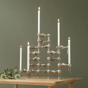 STOFF Nagel candle sticks 3-pack - chromium - STOFF Nagel