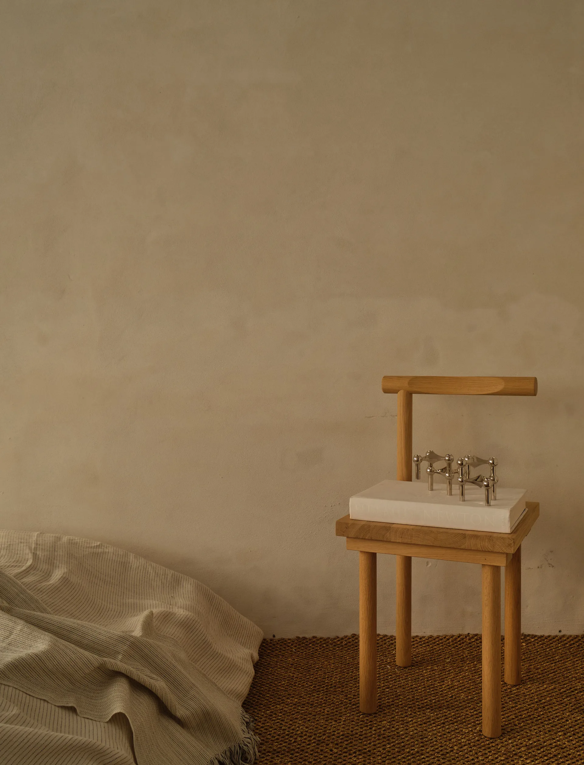 STOFF Nagel candle sticks 3-pack, chromium STOFF Nagel