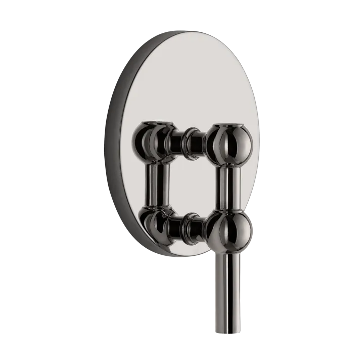 STOFF Nagel candle sticks wall - Black chrome - STOFF Nagel