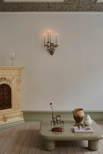 STOFF Nagel candle sticks wall - Bronzed brass - STOFF Nagel