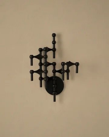 STOFF Nagel candle sticks wall - Matte Black - STOFF Nagel