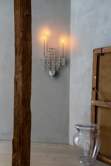 STOFF Nagel candlestick 2 pieces - Chrome - STOFF Nagel