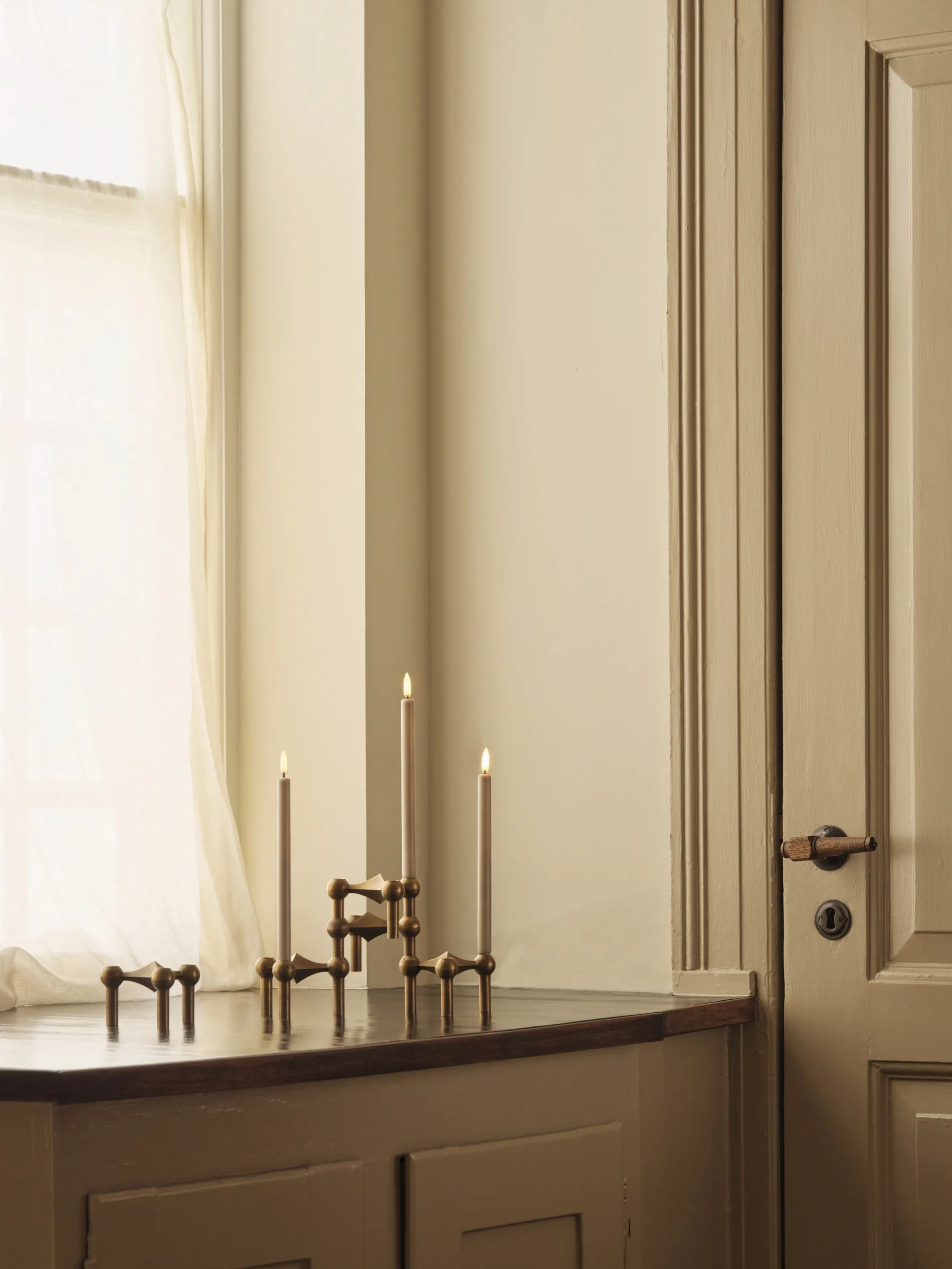 STOFF Nagel LED-light by Uyuni Lighting 2-pack, Sand STOFF Nagel