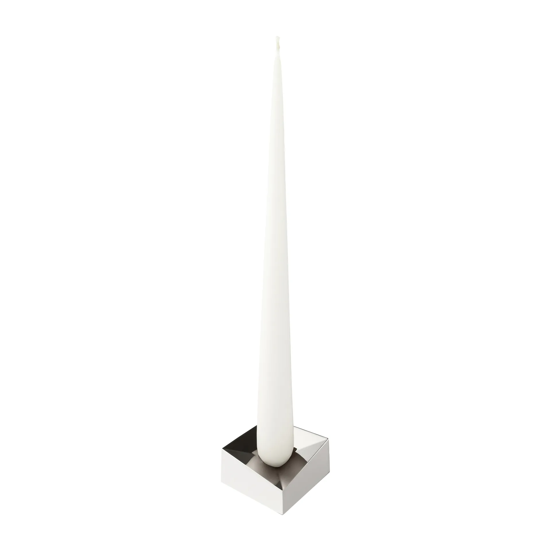 STOFF Nagel reflect candle holder large 3.2 cm, Chrome STOFF Nagel