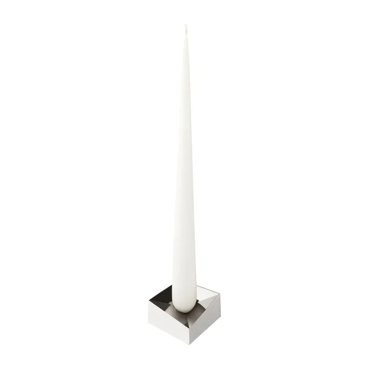 STOFF Nagel reflect candle holder large 3.2 cm - Chrome - STOFF Nagel