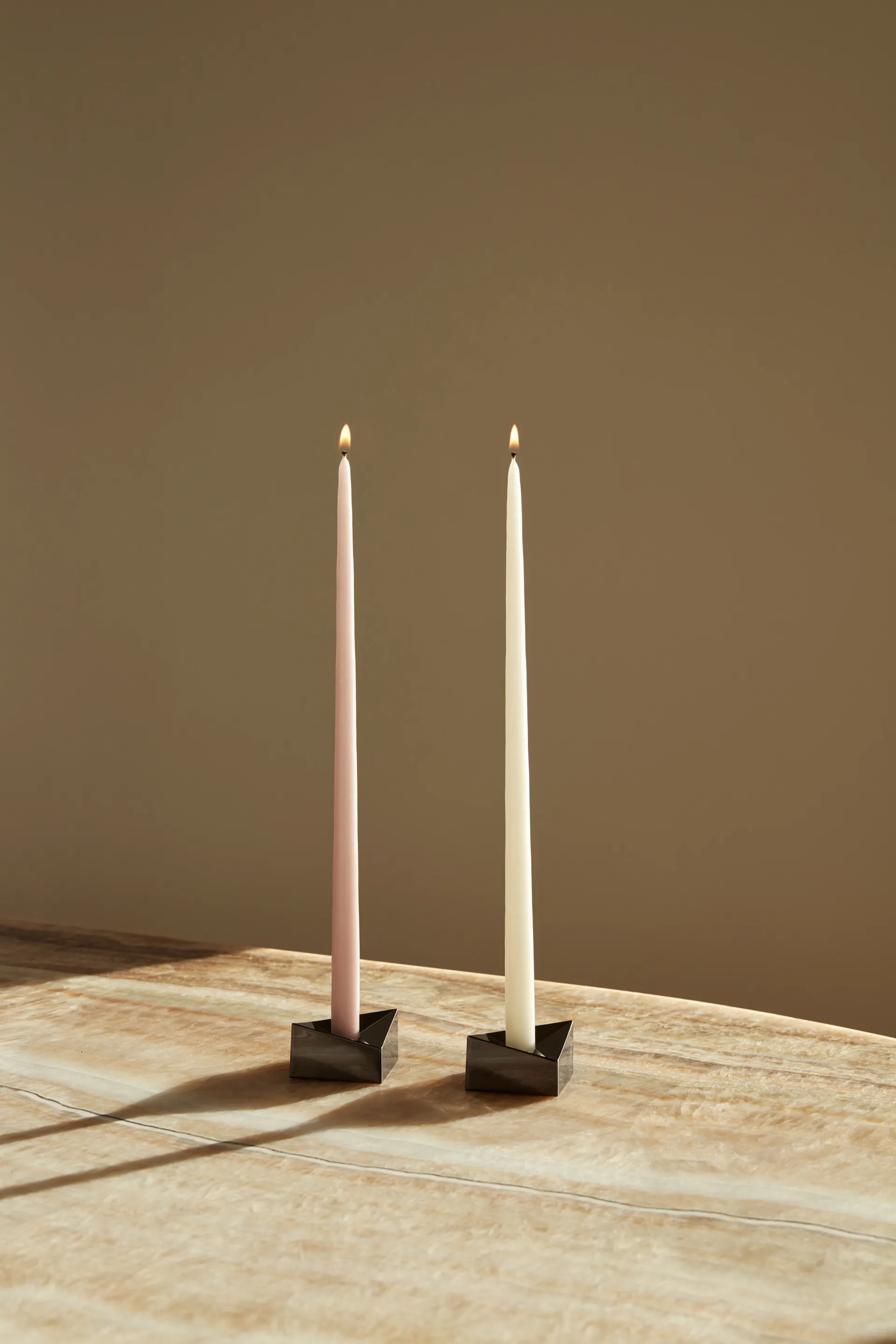 STOFF Nagel reflect candle holder small 2.7 cm, Black chrome STOFF Nagel