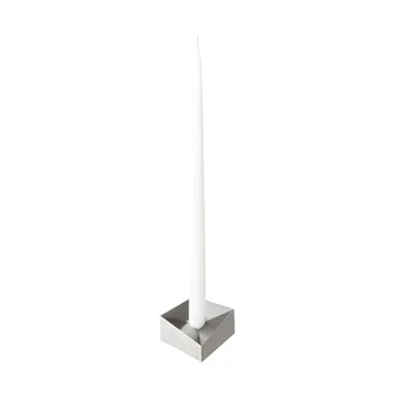 STOFF Nagel reflect candle holder small 2.7 cm - Brushed chrome - STOFF Nagel