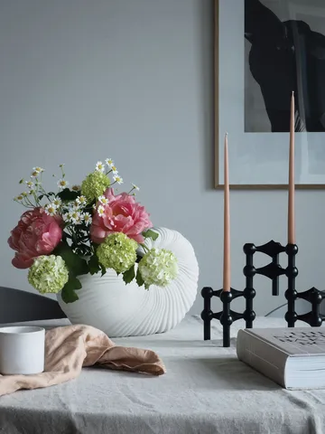 STOFF Nagel tapered candle by ester & erik 6-pack - dusty rose - STOFF Nagel