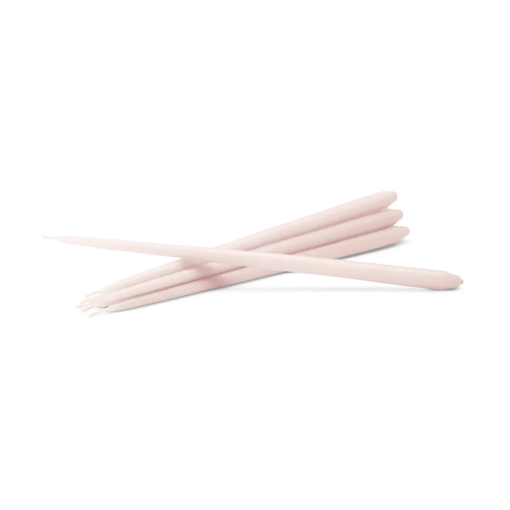 STOFF Nagel tapered candle by ester & erik 6-pack - Mellow pink - STOFF Nagel
