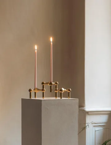 STOFF Nagel tapered candle by ester & erik 6-pack - Mellow pink - STOFF Nagel