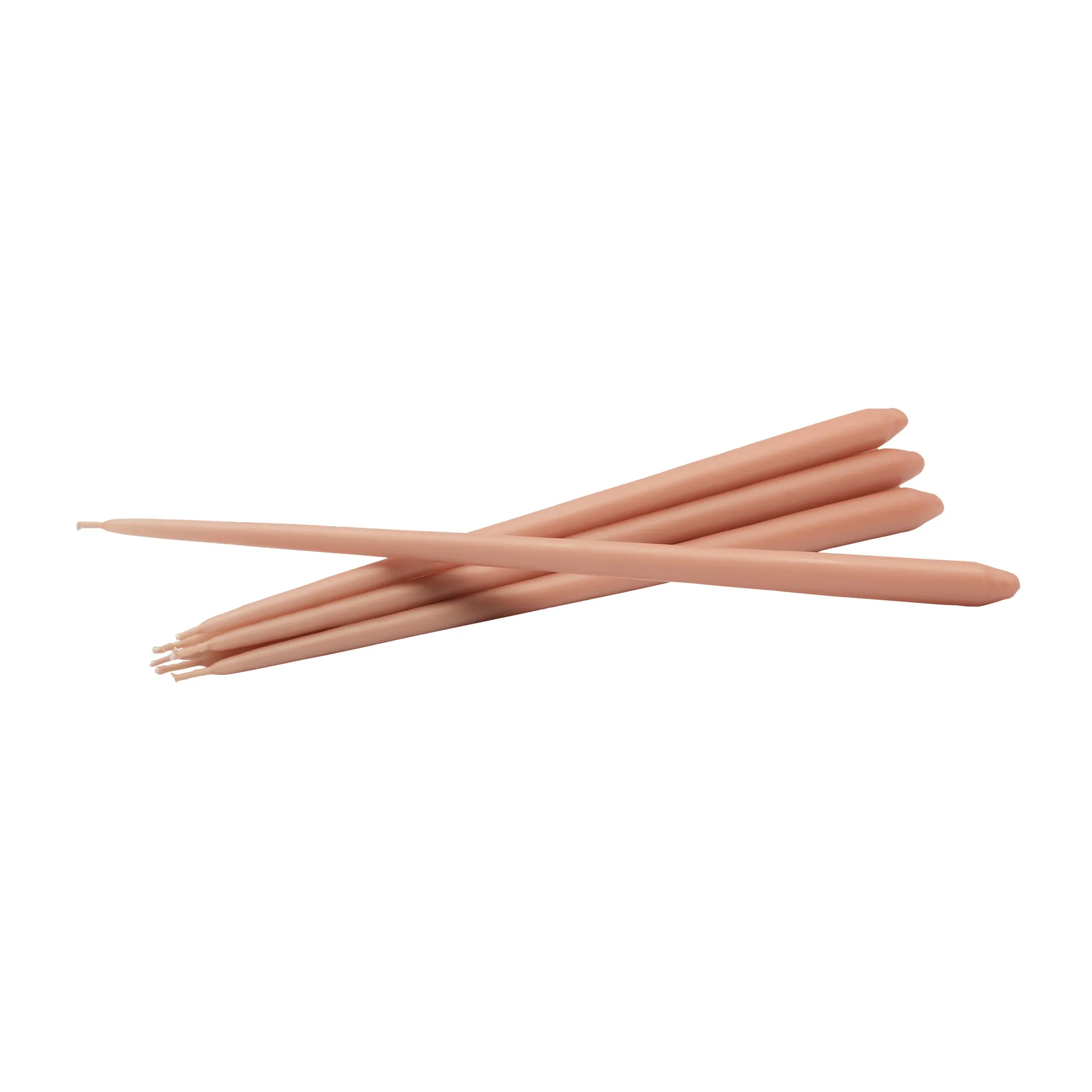 STOFF Nagel tapered candle by ester & erik 6-pack, Powder rose STOFF Nagel