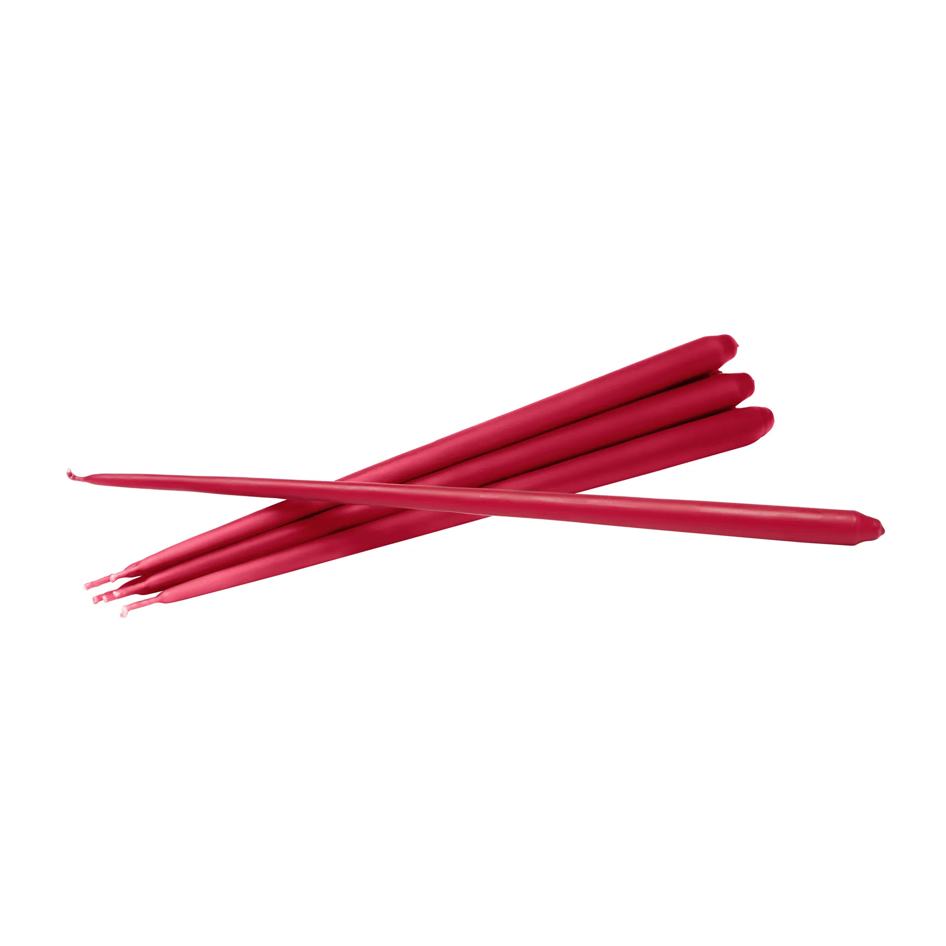 STOFF Nagel tapered candle by ester & erik 6-pack, Red STOFF Nagel