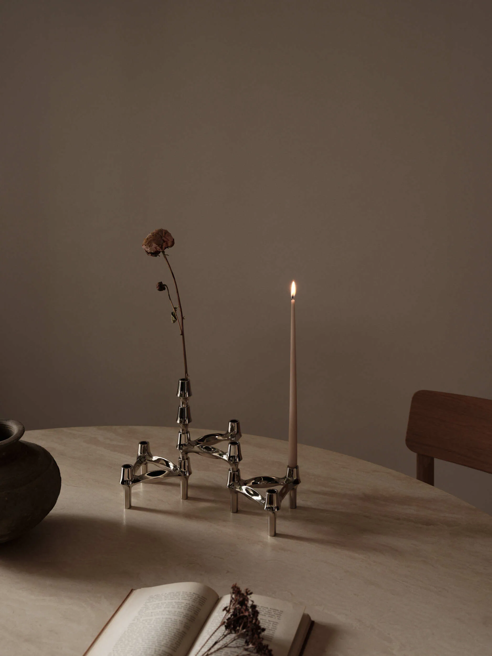 STOFF Nagel vase BMF, Chrome STOFF Nagel