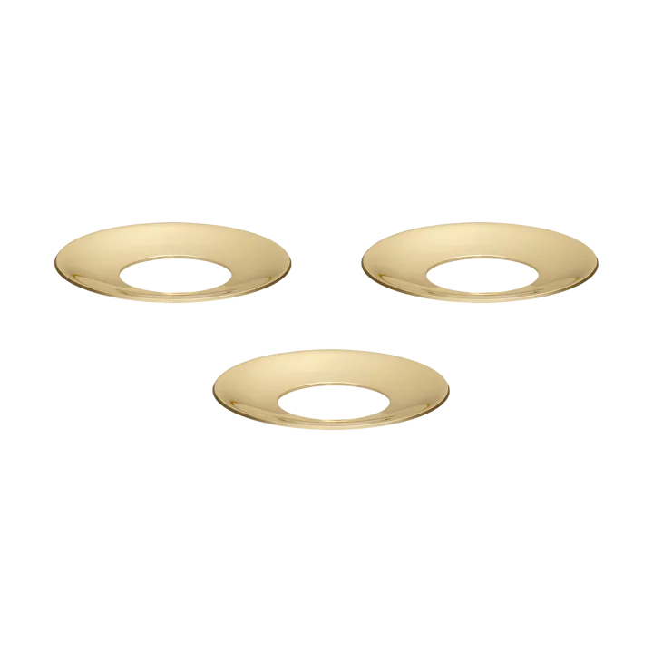 STOFF Nail light cuff 3-pack - Solid brass - STOFF Nagel