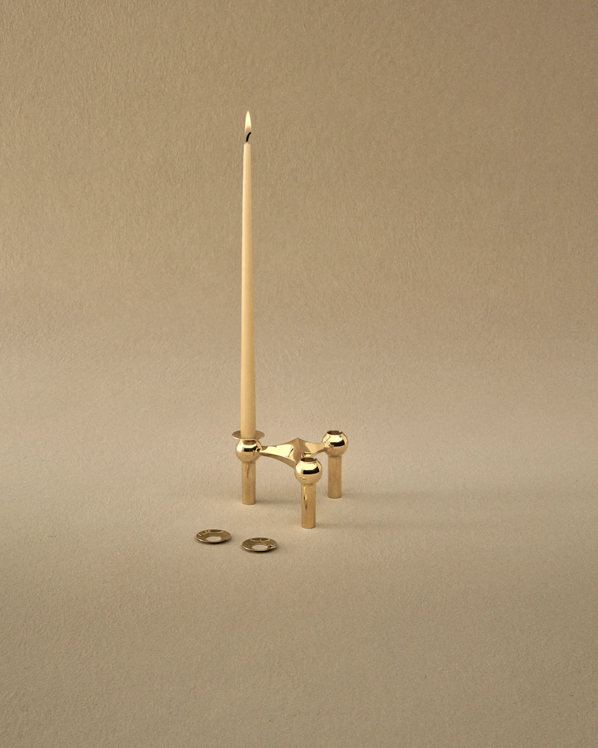 STOFF Nail light cuff 3-pack, Solid brass STOFF Nagel