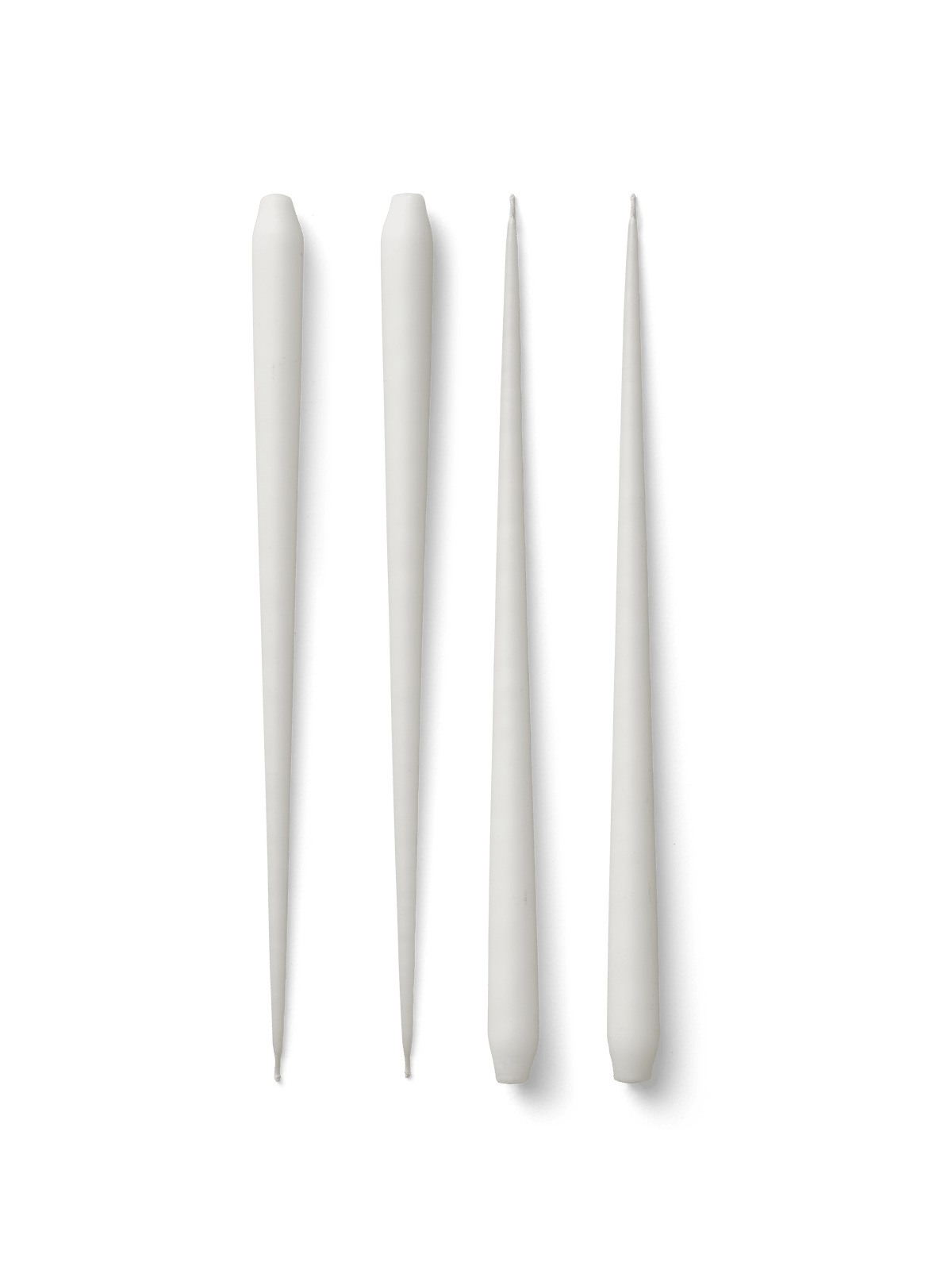 STOFF STOFF antique candles by ester & erik large 4-pack White