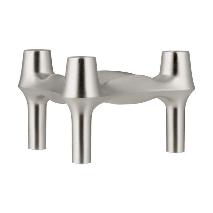 STOFF BMF candle holder - Brushed chrome - STOFF