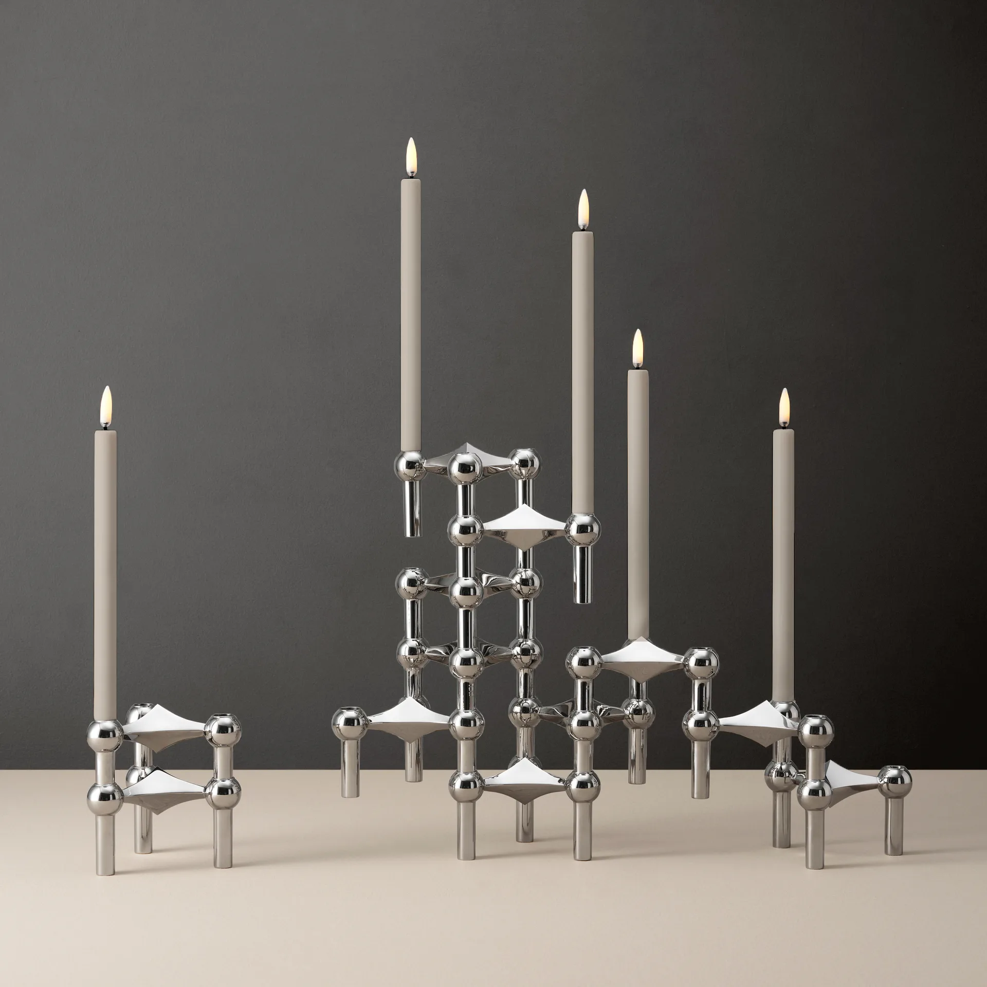 STOFF LED-light by Uyuni Lighting 2-pack, Sand STOFF