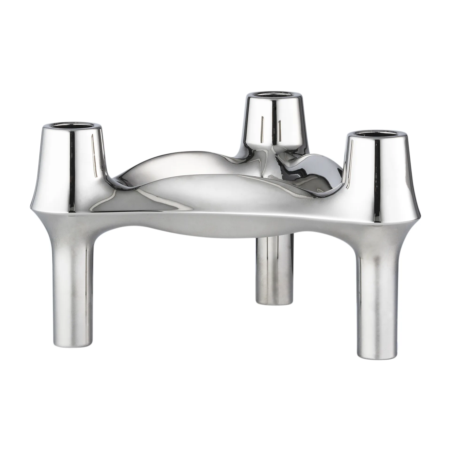STOFF Nagel BMF candle holder, Chrome STOFF