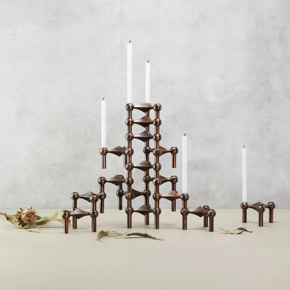 STOFF Nagel candle holder antique from STOFF