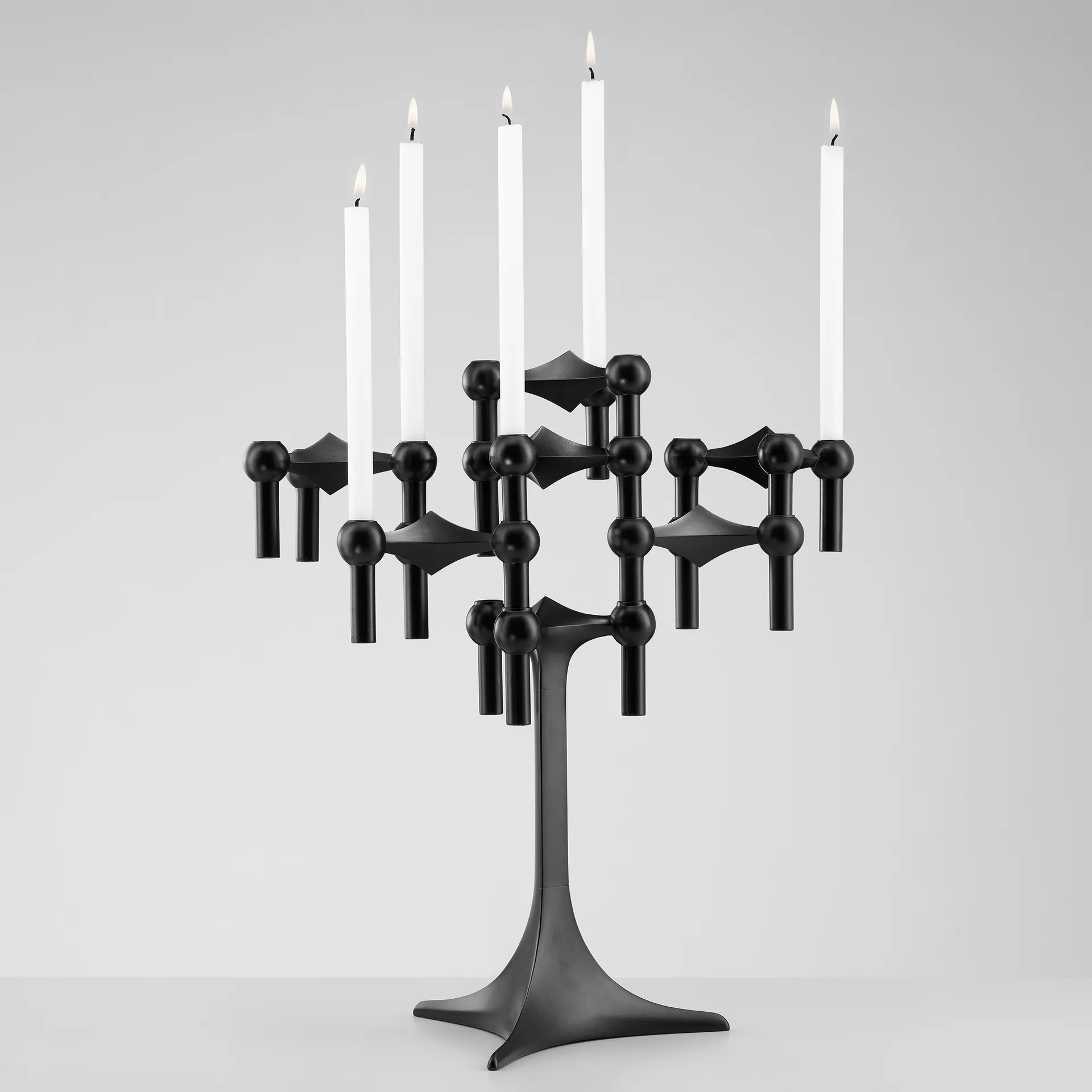 STOFF Nagel candle stand, Black STOFF