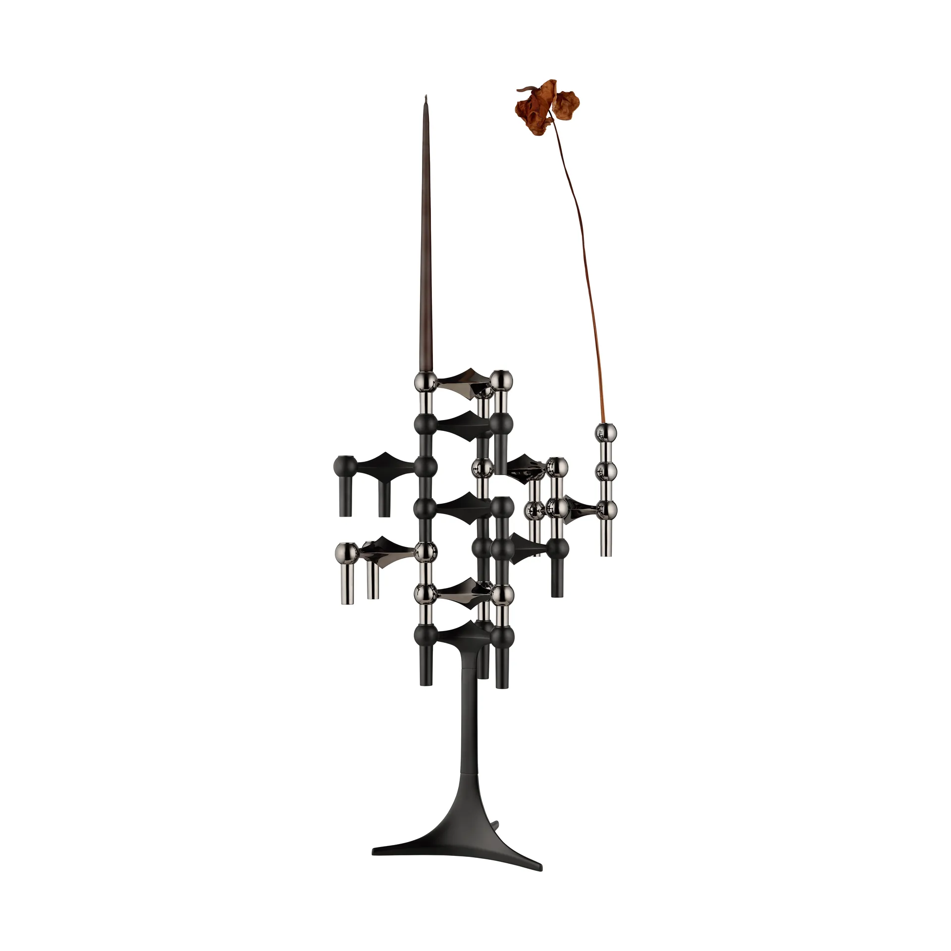 STOFF Nagel candle stand, Black STOFF